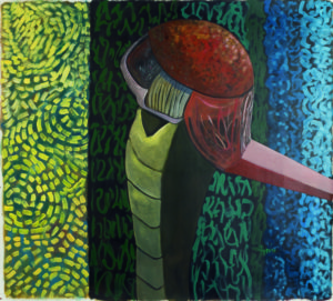 Près de la confrontation -
Acrylique sur toile -
200x180 -
2005