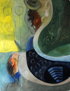 A Peaceful Evening -
Acrylic on canvas -
146x114 -
2012
