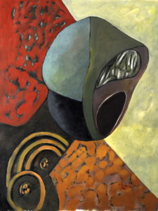 Toujours plus proche -
Acrylique sur toile -
116x89 -
2010