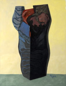 Une idée verticale -
Acrylique sur toile -
116x89 -
2010