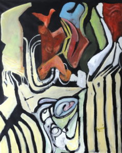 Brise d’archives -
Acrylique sur toile -
162x130 -
2011