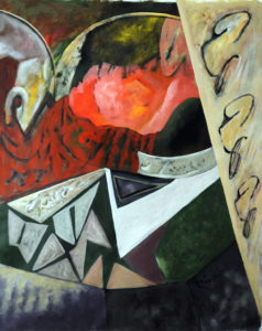 Recoin d’enfance -
Acrylique sur toile -
162x130 -
2011