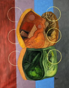 Le jeu -
Acrylique sur toile -
146x114 -
2013