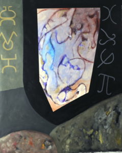 Le code de l’invisible -
Acrylique sur toile -
162x130 -
2016 